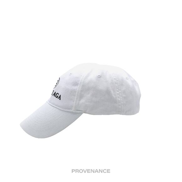 🔴 Balenciaga BB Logo Mode Embroidered Cap Hat - White - Picture 4 of 9